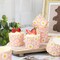 100Pcs Daisy Flower Paper Baking Cups Pink White Floral Cupcake Wrappers Scalloped Edge Cupcake Muffin Cases for Spring Birthday Party Supplies